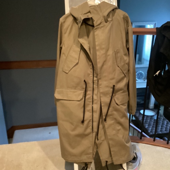 BNNT “TRD MRK”  DIVIDED oversized long Parka Coat. S fits m/l also - Picture 4 of 4